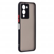 Чехол-накладка - PC041 для Infinix Note 12 G96 (Turbo) (черная) (218393) — 2