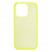 Чехол-накладка - PC079 для Apple iPhone 14 Pro Max (желтая) — 1