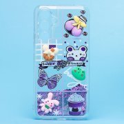 Чехол-накладка для Samsung Galaxy A54 (A546F) (фиолетовая) (рисунок) — 1