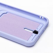 Чехол-накладка - SC304 с картхолдером для Samsung Galaxy A54 (A546F) (фиолетовая) — 3