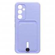 Чехол-накладка - SC304 с картхолдером для Samsung Galaxy A54 (A546F) (фиолетовая) — 1
