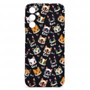 Чехол-накладка Luxo Creative для Samsung Galaxy A14 4G (A145B) (094) (black) (225954) (рисунок) — 1