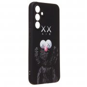 Чехол-накладка Luxo Creative для Samsung Galaxy A54 (A546F) (088) (черная) (225926) (рисунок) — 2