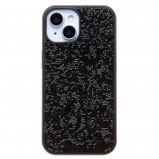 Чехол-накладка - PC071 POSH SHINE для Apple iPhone 15 россыпь кристаллов (226901) (черная) — 1