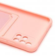 Чехол-накладка - SC304 с картхолдером для Samsung Galaxy A51 4G (A515F) (208739) (светло-розовая) — 2