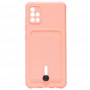 Чехол-накладка - SC304 с картхолдером для Samsung Galaxy A51 4G (A515F) (208739) (светло-розовая) — 1