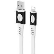 Кабель Borofone BX35 Carib для Apple (USB - lightning) (белый)