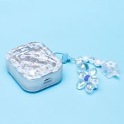 Чехол для кейса Apple AirPods (серебристо-голубой) — 3