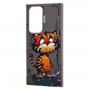 Чехол-накладка - SC335 для Samsung Galaxy S23 Ultra (S918B) (тигр) (серая) (227956) — 3