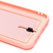 Чехол-накладка - SC304 с картхолдером для Apple iPhone 8 Plus (208672) (светло-розовая) — 3