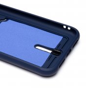 Чехол-накладка - SC304 с картхолдером для Apple iPhone 11 (208473) (темно-синяя) — 3