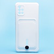Чехол-накладка - SC304 с картхолдером для Samsung Galaxy A51 4G (A515F) (208740) (белая) — 1