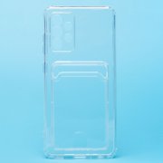 Чехол-накладка с картхолдером для Samsung Galaxy A52 (A525F) (прозрачная) — 1