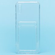 Чехол-накладка с картхолдером для Xiaomi Redmi 9i (прозрачная) — 1
