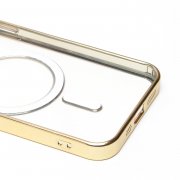 Чехол-накладка SafeMag для Apple iPhone 12 (золотистая) — 3