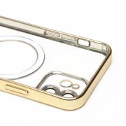 Чехол-накладка SafeMag для Apple iPhone 12 (золотистая) — 2