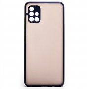 Чехол-накладка для Samsung Galaxy A51 (A515F) (черно-фиолетовая) — 1