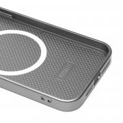 Чехол-накладка SafeMag для Apple iPhone 12 (титановая) — 3