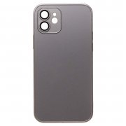 Чехол-накладка SafeMag для Apple iPhone 12 (титановая) — 1