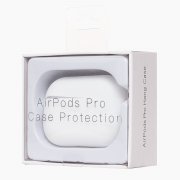Чехол Soft touch для кейса Apple AirPods Pro (белый) — 2