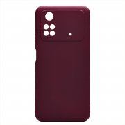 Чехол-накладка Activ для Xiaomi Poco M4 Pro 4G (бордовая) — 1