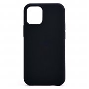 Чехол-накладка Soft Touch для Apple iPhone 12 mini (черная) — 1