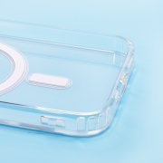 Чехол-накладка SafeMag для Apple iPhone 12 (прозрачная) — 2