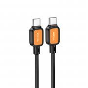 Кабель Hoco X108 Benefit (Type C - Type C) 100см (черный) — 1