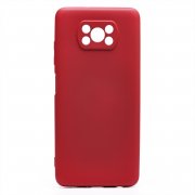 Чехол-накладка Activ для Xiaomi Poco X3 (бордовая) — 1