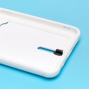 Чехол-накладка с картхолдером для Samsung Galaxy A30s (A307F) (белая) — 3