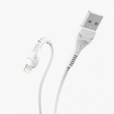 Кабель HOCO X37 Cool power для Apple (USB - Lightning) белый — 3
