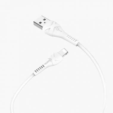 Кабель HOCO X37 Cool power для Apple (USB - Lightning) белый — 1