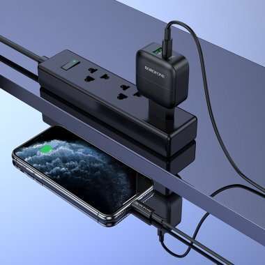 Сетевое зарядное устройство Borofone BA46A USB/Type-C (черное) &mdash; 3