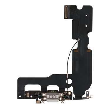 Шлейф для Apple iPhone 7 Plus на разъем зарядки/микрофон (белый) Премиум &mdash; 1