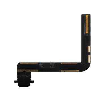 Шлейф для Apple iPad 10.2 2021 на разъем зарядки (черный) — 1