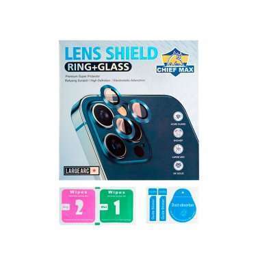 Защитное стекло камеры для Apple iPhone 13 mini (синее) — 2