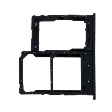 Контейнер SIM для Samsung Galaxy A01 Core (A013F) (черный) — 2
