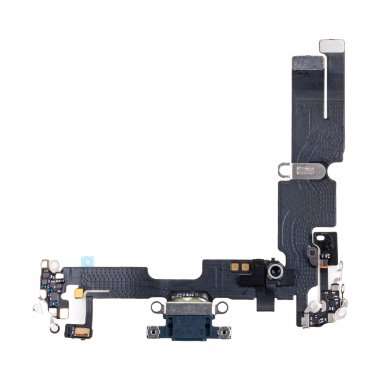 Шлейф для Apple iPhone 14 Plus плата на разъем зарядки/микрофон (черный) Премиум — 2