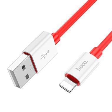 Кабель для Apple Hoco X87 Magic (USB - lightning) (красный) — 3