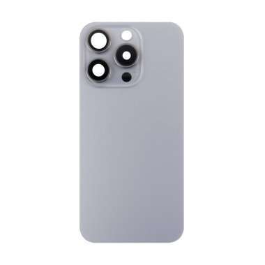 Задняя крышка для Apple iPhone 15 Pro (серая) Премиум — 2