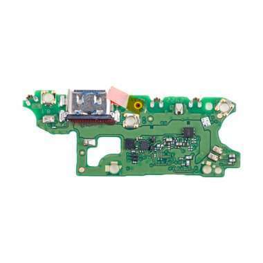 Шлейф для Huawei Honor X8b плата на системный разъем/микрофон премиум — 1