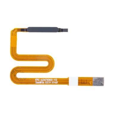 Шлейф для Samsung Galaxy A03s (A037F) на сканер отпечатка пальцев черный — 2