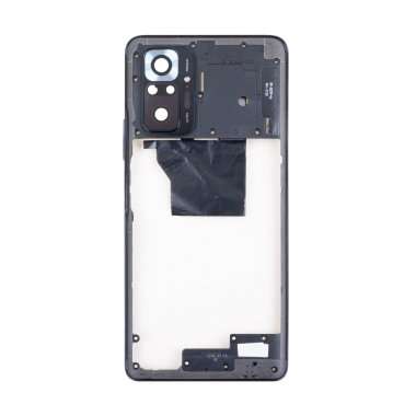 Средняя часть для Xiaomi Redmi Note 10 Pro 4G (черный) &mdash; 1